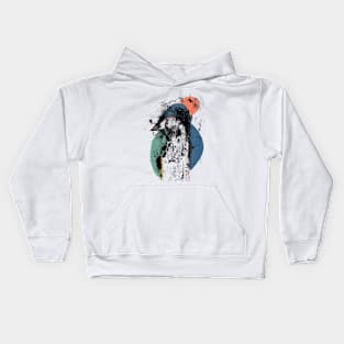 Abstract Bird Kids Hoodie